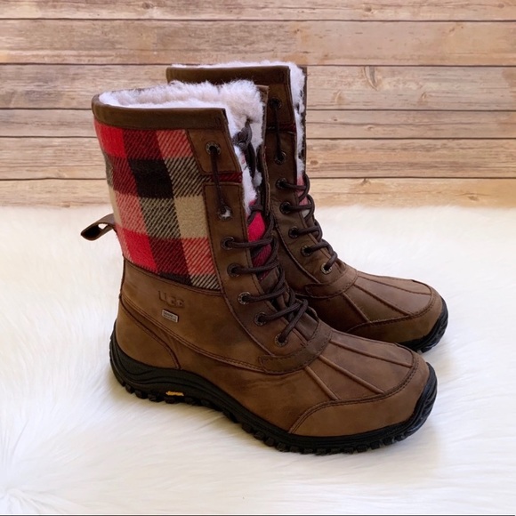 UGG Adirondack Boot II Plaid Waterproof Boots - Picture 2 of 10